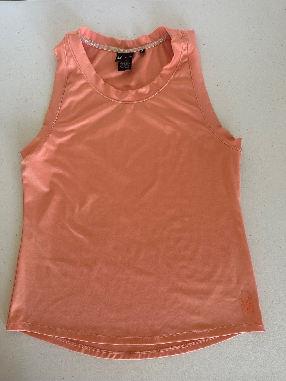 Spyder Peach Coral Athletic Tank Top